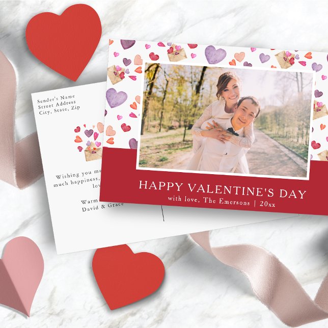 Happy Valentine's Day Photo Postcard (Happy Valentine's Day Photo Postcard)