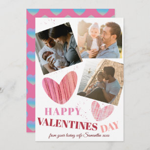 Happy Valentines Day Photocard Holiday Card