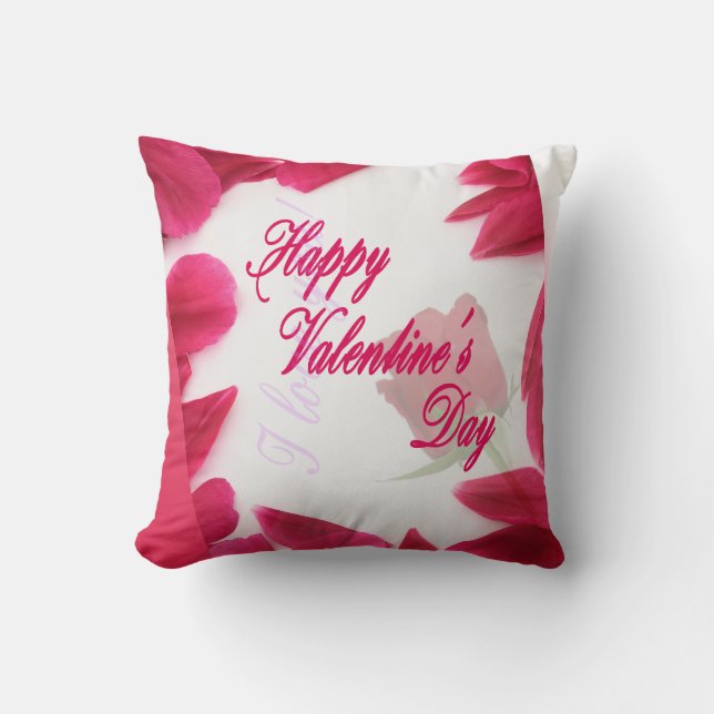 Happy Valentine's Day Pillow (Front)