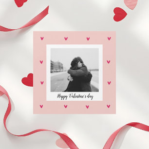 Happy Valentine's Day   Pink & Red Heart   Gift