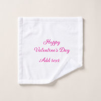 Happy Valentine's day pink text name message