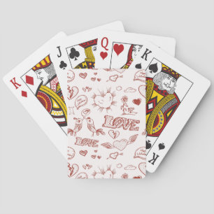 Happy Valentine's Day Playing Cards