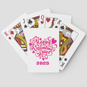 Happy Valentine's Day Playing Cards