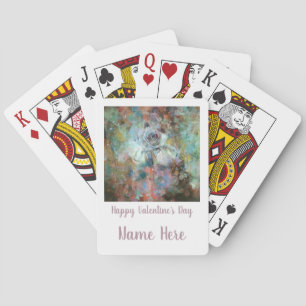 Happy Valentine's Day. Playing Cards