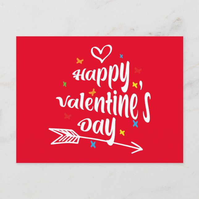 Happy Valentine's Day Postcard (Front)