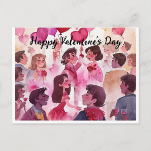 Happy Valentine's Day Postcard