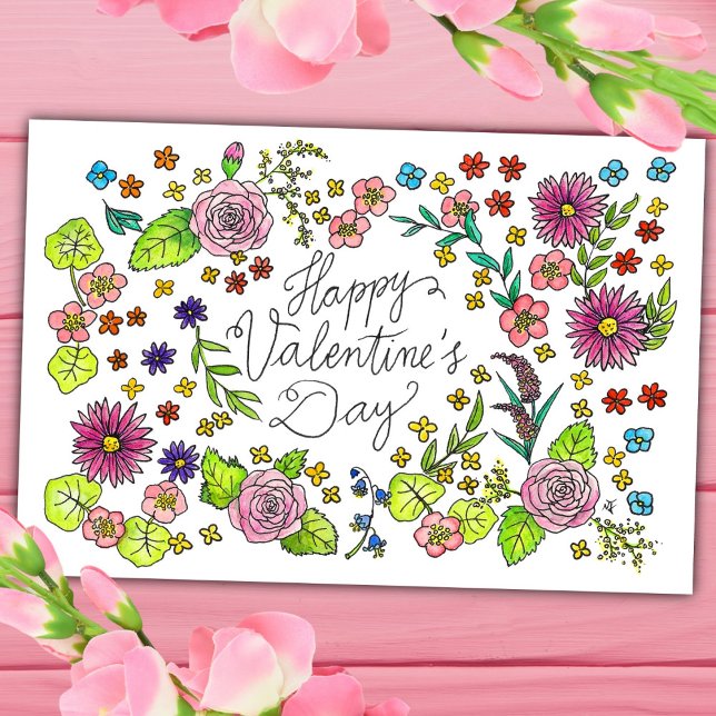 Happy Valentine's Day postcard by Nicole Janes (Creator Uploaded)