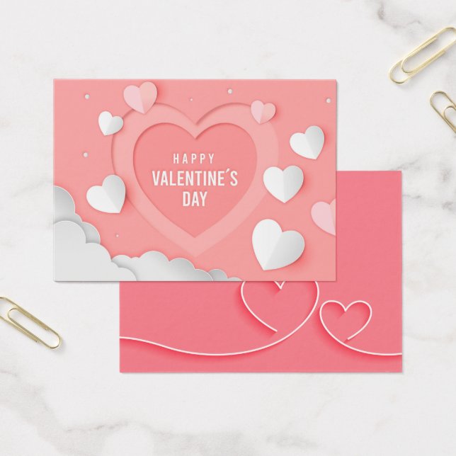 Happy Valentine's Day Profile Card (Office)
