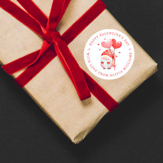 Happy Valentine's Day Red Heart Genome Sticker