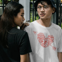 Happy valentine's day red heart