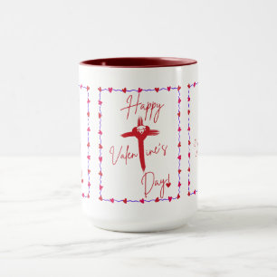 Happy Valentine's Day Red Mug