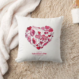 "Happy Valentine's Day - Romantic love" Cushion