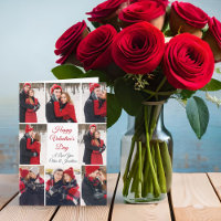 Happy Valentine's Day Romantic Love Photo Collage