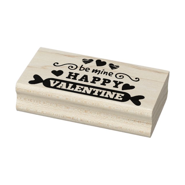 Happy Valentine's Day Rubber Stamp (Stamp)