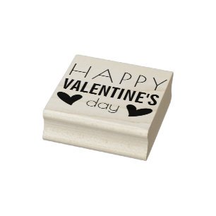 Happy Valentine's Day Rubber Stamp