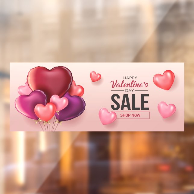 Happy Valentine's Day Sale Heart Balloons (Sheet 2)
