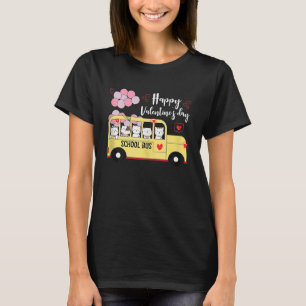 Happy Valentine's Day School Bus Driving Specalist T-Shirt