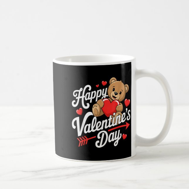 Happy Valentines Day Shirts Women Cute Valentine  Coffee Mug (Right)