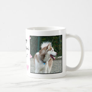 Happy Valentine's Day Siberian Husky  mug