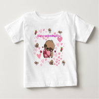 Happy Valentine's Day Sloth Kids T-Shirt