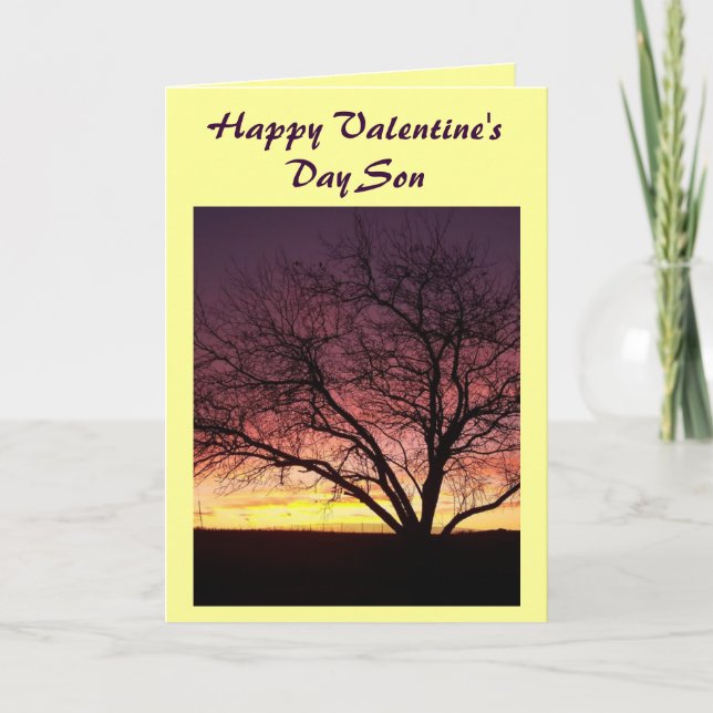 Happy Valentine's Day Son-Greeting Card (Front)