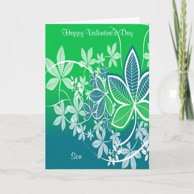 Happy Valentine's Day son Holiday Card (Front)