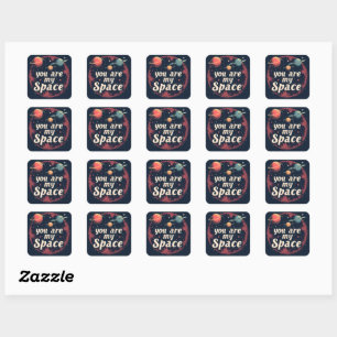 Happy Valentine's Day! Square Sticker