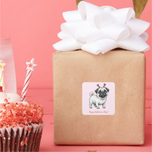 Happy Valentine's Day! Square Sticker