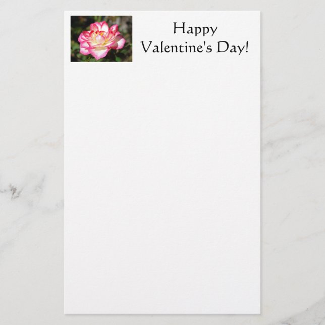 Happy Valentine's Day! Stationery Customise text (Front)