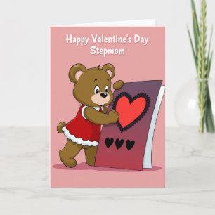 Happy Valentines Day Stepmom Card