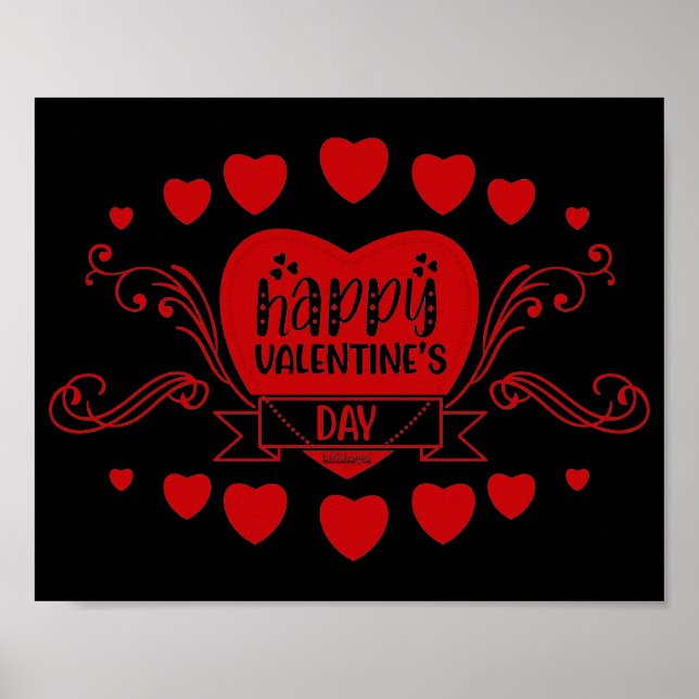 HAPPY VALENTINE'S DAY  sweet valentine gift        Poster (Front)