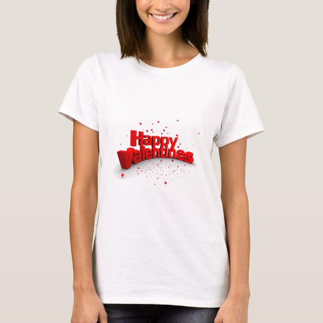 Happy Valentine's day T-Shirt (Front)