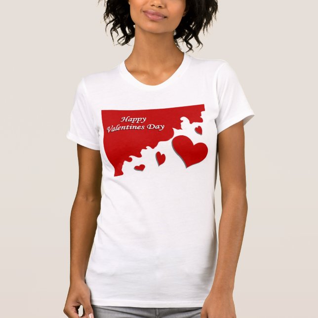 Happy Valentines Day T-Shirt (Front)