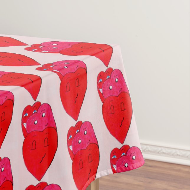 HAPPY VALENTINES DAY  TABLECLOTH (In Situ)