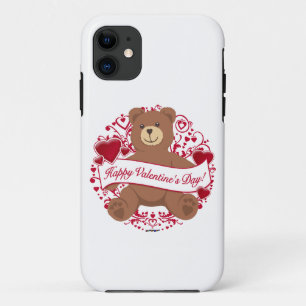 Happy Valentine's Day! Teddy Bear iPhone 11 Case