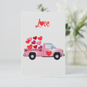 Happy Valentine's Day Teenager Thank You Card