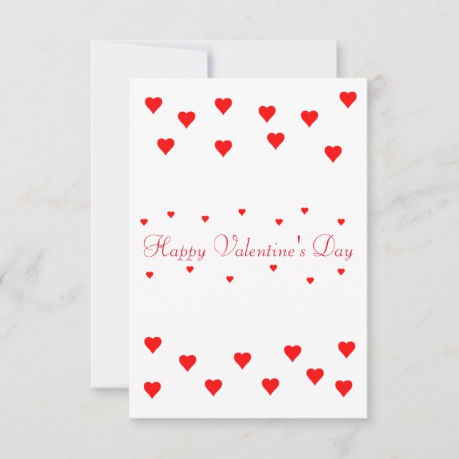 happy valentine's day thank you card (Front)
