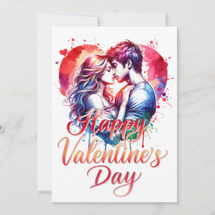 Happy Valentines Day Thank You Card
