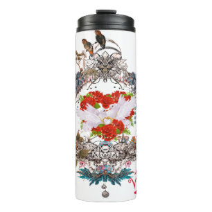 Happy valentine's day thermal tumbler