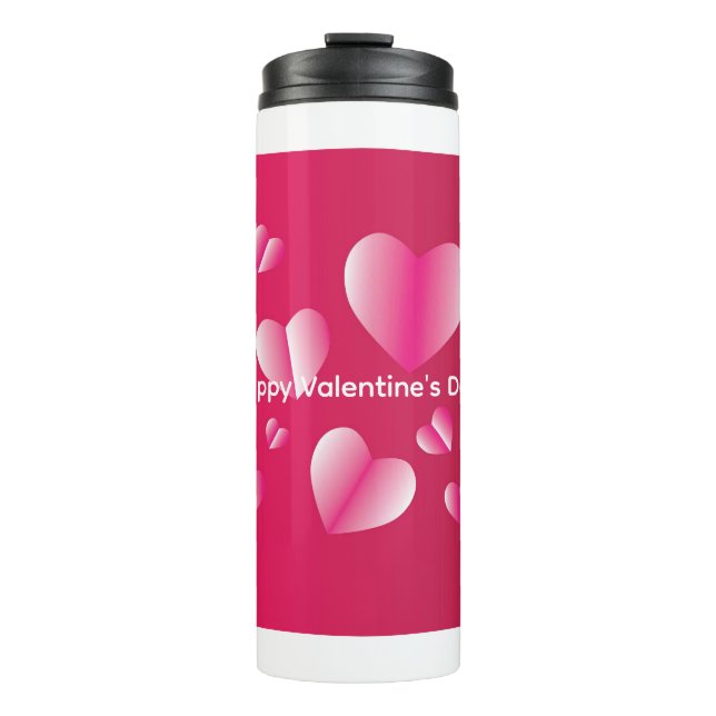 Happy Valentine's Day Thermal Tumbler (Front)