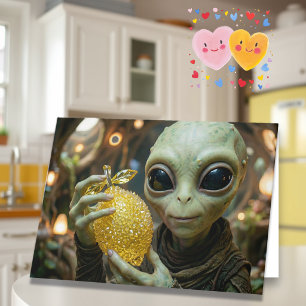 Happy Valentine's Day to my Main Squeeze Alien Card