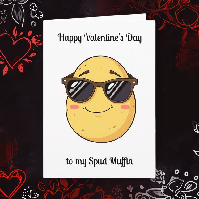 Happy Valentine's Day to my Spud Muffin Funny Card (Creator Uploaded)
