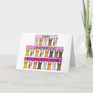 Happy Valentine's Day to Sister Card