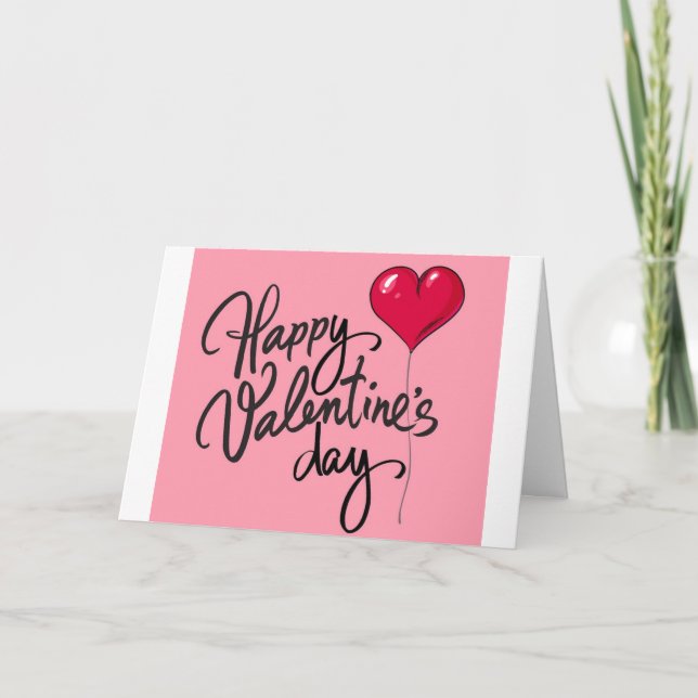 **HAPPY VALENTINE'S DAY** TO "YOU" HOLIDAY CARD (Front)