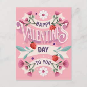 Happy Valentines Day to You Holiday Postcard