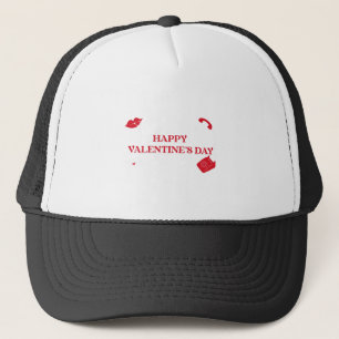 Happy Valentines Day Trucker Hat