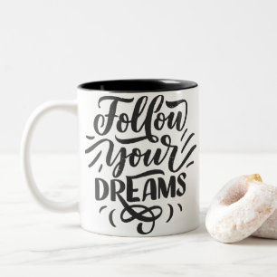 Happy Valentine's Day  Two-Tone Coffee Mug