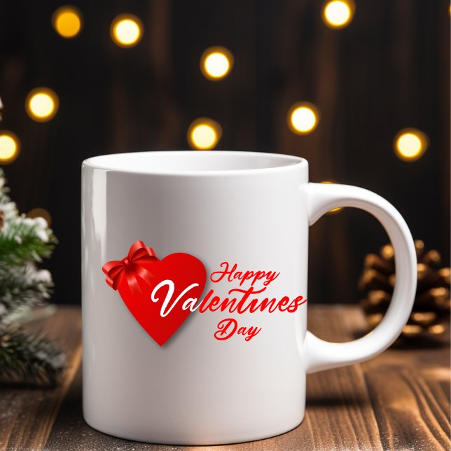 Happy Valentine's Day Two-Tone Coffee Mug (Creator Uploaded)