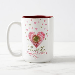 Happy valentine's day Two-Tone coffee mug