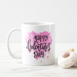 Happy Valentine's Day Typography   Mug